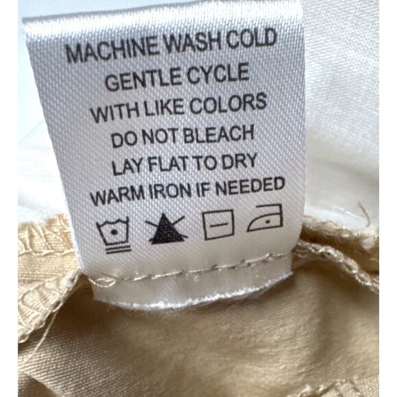 NWT Sport Haley Womens Beige Golf Shorts W/Stretchy Rayon Blend Size 18 - Picture 5 of 9